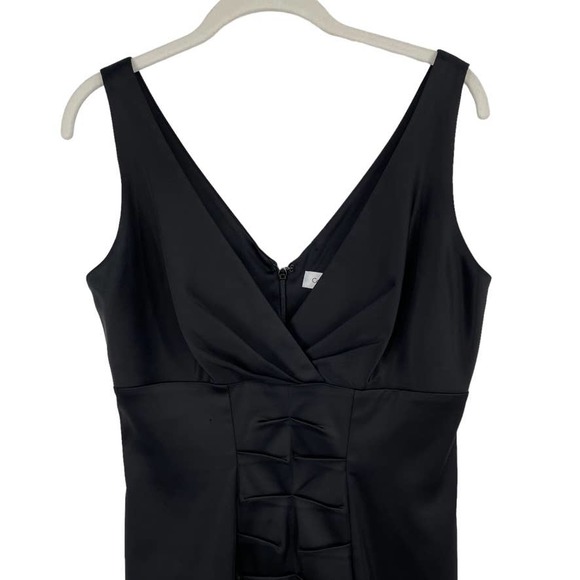 CALVIN KLEIN Black Cocktail Evening Dress Sleeveless Sheath - Size 6 - Picture 3 of 14